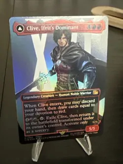 Clive, Ifrit's Dominant (0385) (Borderless) Final Fantasy Foil - Image 1