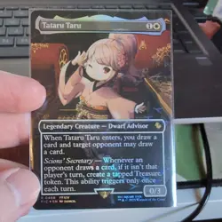 Tataru Taru (Borderless) (Chocobo Track Foil) MTG Commander: Final Fantasy NM - Image 1