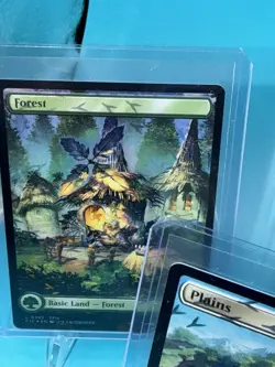 FULL ART CHOCOBO TRACK FOIL BASIC LANDS FINAL FANTASY MTG SET OF 5 - Image 4