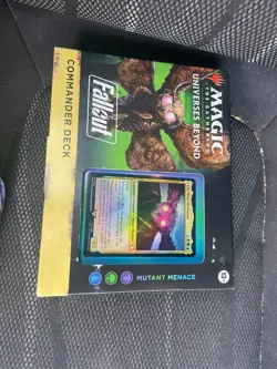 Magic the Gathering MtG Universes Beyond: Fallout Mutant Menace Commander Deck - Image 1