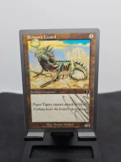 Scissors Lizard - Signed by Artist - LP - Magic the Gathering - Image 1