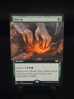 MTG Dig Up Innistrad: Crimson Vow Extended Art Rare NM/M Unplayed - Image 1