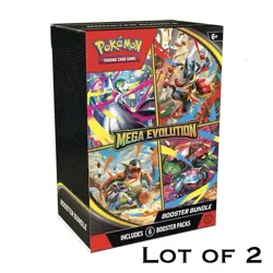 Set of 2 Pokemon TCG Mega Evolution Booster Bundle Lot New Factory Sealed 🔥 - Image 1