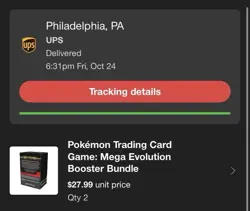 Set of 2 Pokemon TCG Mega Evolution Booster Bundle Lot New Factory Sealed 🔥 - Image 2