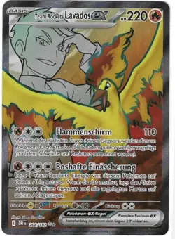 Near Mint | Team Rockets Lavados EX 208/182 | German | Holo | Pokemon TCG - Image 3