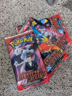 Pokemon TCG Scarlet and Violet Destined Rivals booster packs Sealed - Image 3