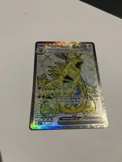 Pokemon TCG Tyranitar EX Full Art Ultra Rare Card 211/197 Obsidian Flames - Image 1