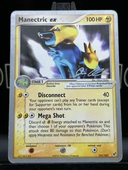 2006 Pokemon World Championships Decks Manectric EX #101/107 LP Non Holo - Image 3