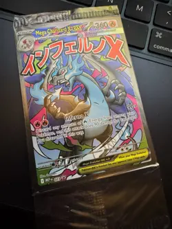 Pokemon Mega Charizard X ex 023 + Oricorio ex Phantasmal Flames UPC Promo Sealed - Image 1
