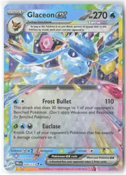 Pokemon Glaceon ex Holo #026/131 SV: Prismatic Evolutions Near Mint or Better - Image 1