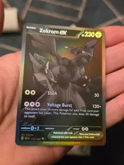 Zekrom Ex 172/086 - English - Black Bolt NM/Mint - Pack Fresh - Pokemon TCG - Image 2