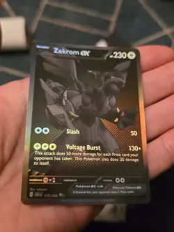 Zekrom Ex 172/086 - English - Black Bolt NM/Mint - Pack Fresh - Pokemon TCG - Image 3