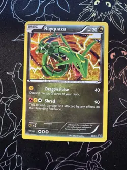 POKEMON TCG RAYQUAZA 11/20 DRAGON VAULT HOLO!! - Image 1
