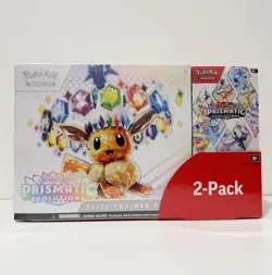 Pokemon TCG Prismatic Evolutions Costco Bundle ETB + Booster Bundle New & Sealed - Image 1
