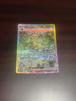 Pokemon TCG Bahasa Indonesia Prismatic Evolutions Leafeon ex SAR SIR sv8a - Image 1