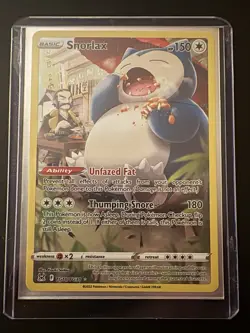 Pokemon Snorlax TG10/TG30 Trainer Gallery Full Art Holo NM - Image 1
