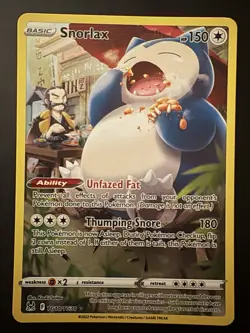 Pokemon Snorlax TG10/TG30 Trainer Gallery Full Art Holo NM - Image 3
