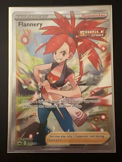 Pokemon Flannery Full Art Holo Sword & Shield Chilling Reign 191/198 NM - Image 2