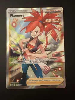 Pokemon Flannery Full Art Holo Sword & Shield Chilling Reign 191/198 NM - Image 3