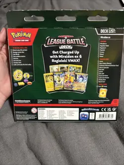 Nintendo 1 Pokemon TCG League Battle Deck Miraidon ex Regieleki VMAX - 89432663 820650852732 - Image 2