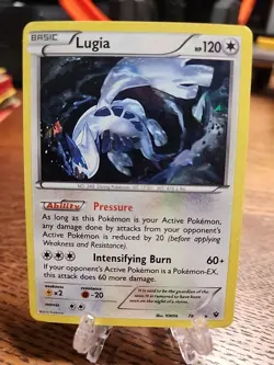 Lugia 78/124 Cracked Ice Holo Fates Collide Rare 2016 Pokemon TCG - Image 1