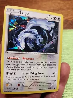 Lugia 78/124 Cracked Ice Holo Fates Collide Rare 2016 Pokemon TCG - Image 3