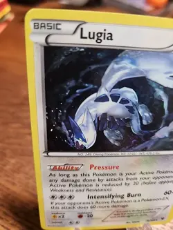 Lugia 78/124 Cracked Ice Holo Fates Collide Rare 2016 Pokemon TCG - Image 5