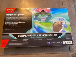 Pokemon TCG Venusaur EX And Blastoise EX Premium Collection Gamestop Exclusive - Image 2