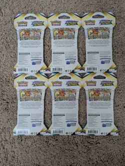 Pokemon TCG: Sword & Shield-Brilliant Stars Sleeved Booster Pack - LOT OF 6 820650809972 - Image 2