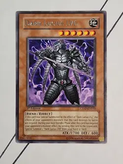 Yugioh! Dark Lucius LV6 CDIP-EN010 Ultimate Rare 1st Edition LP - Image 1