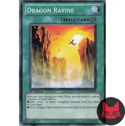 Yugioh Dragon Ravine SDDL-EN021 Common 1st Edition NM - Image 1