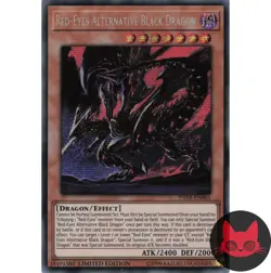 Yugioh Red-Eyes Alternative Black Dragon TN19-EN005 Secret Rare Limited NM - Image 1