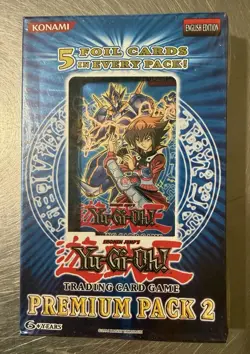 YUGIOH PREMIUM PACK (2 BOOSTER PACKS) FACTORY SEALED - Image 1
