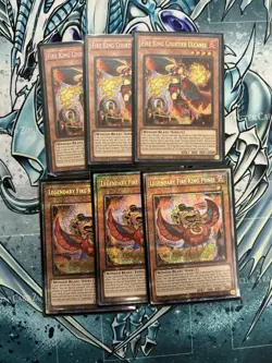 Yu-Gi-Oh! TCG Fire king & Jurrac Deck - Image 2