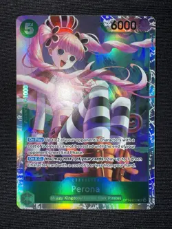 One Piece Perona OP14-033 Super Rare (SR) The Azure Sea's Seven - Image 1