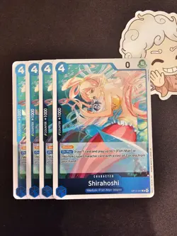 4x OP14-047 Shirahoshi R Playset -One Piece TCG- The Azure Sea's Seven English - Image 1