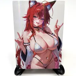 High School DxD Rias Gremory Sexy Anime Waifu Girl Lewd Goddess Story Art Card - Image 2