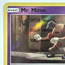 Mr. Mime 11/18 Rare Holo Card Detective Pikachu 2019 Pokemon TCG MP - Image 3