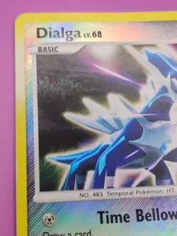 Dialga 16/106 Great Encounters Crosshatch Reverse Holo Rare Vintage Pokemon Card - Image 3