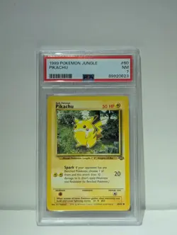 1999 Pokemon Jungle Pikachu Card 60/64 - PSA 7 - Image 1
