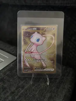 Pokemon TCG Mew EX 151 Gold Metal Promo Card 205/165 NM - Image 1