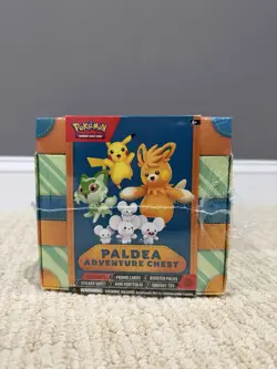 Pokemon Trading Card Game Paldea Adventure Chest SEALED 6 TCG Packs - Image 1