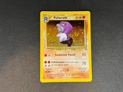 Poliwrath | 9/75 | Neo Discovery | Holo | Pokemon Card | LP- - Image 1