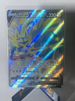 NM Zacian V (Shiny) SWSH292 SWSH: Sword & Shield Promo Cards Holo - Image 1