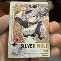 Honkai Star Rail EX Silver Wolf HK-EX-020 Premium Holo Rare Goddess Story Card - Image 1