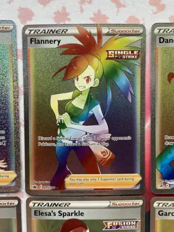 Pokemon TCG Rainbow Rare Trainer Lot Of 6 Secret Rare Cards Sword & Shield Era - Image 3