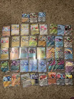 40+ Pokemon EX Cards Lot Okidogi Wugtrio Lucario Milotic Blaziken Zoroark Etc - Image 1