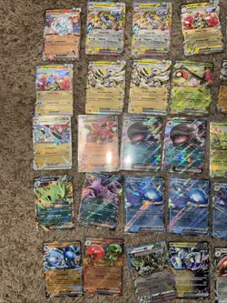 40+ Pokemon EX Cards Lot Okidogi Wugtrio Lucario Milotic Blaziken Zoroark Etc - Image 3