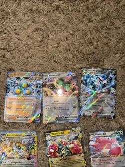 40+ Pokemon EX Cards Lot Okidogi Wugtrio Lucario Milotic Blaziken Zoroark Etc - Image 4