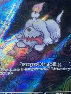 (Pre-Owned) Pokemon Greavard Illustration Rare Card 214/198 Scarlet & Violet - Image 3